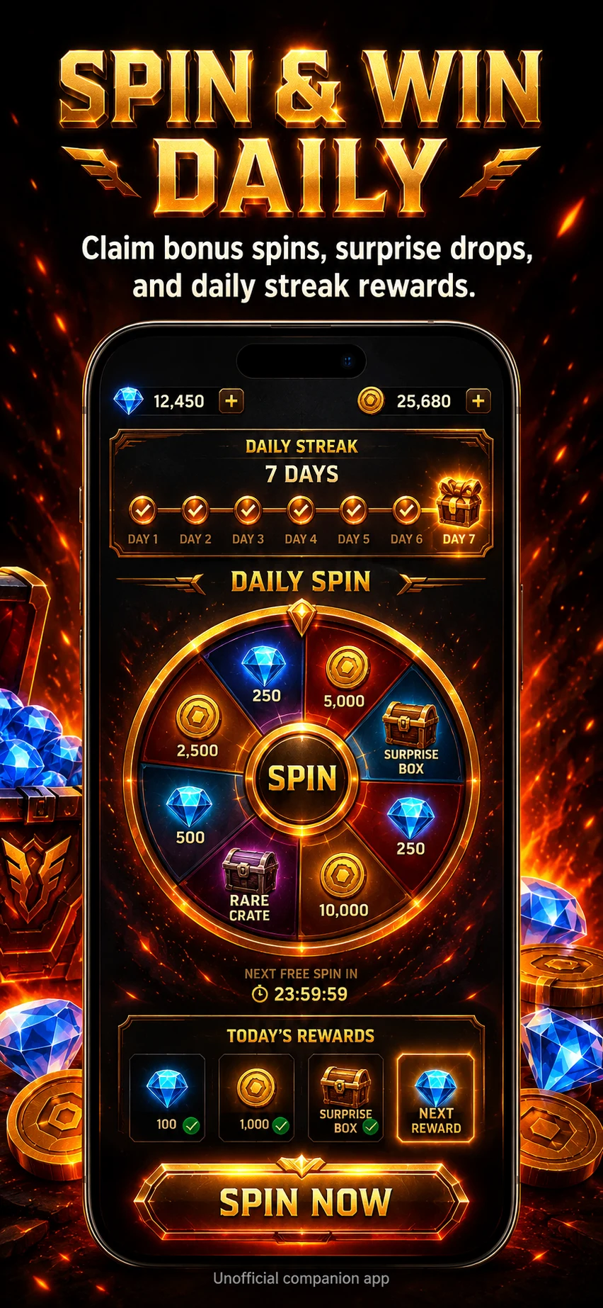 FF Diamonds Puzzle Rewards screenshot