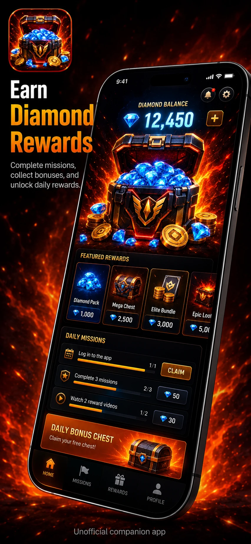 FF Diamonds Puzzle Rewards screenshot