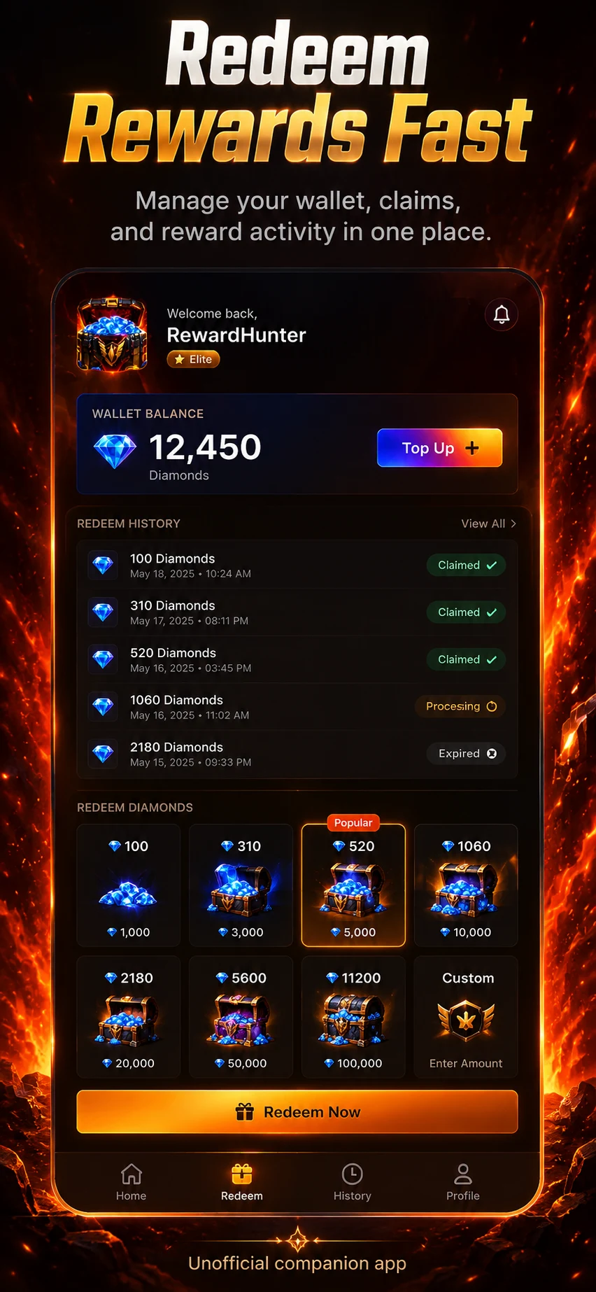 FF Diamonds Puzzle Rewards screenshot